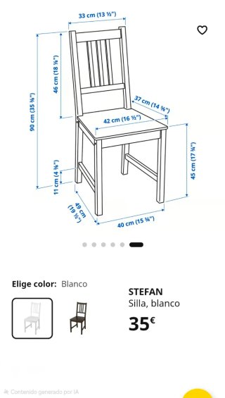 Mesa extensible de comedor con 4 sillas