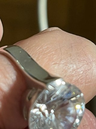 Anello Argento 925 Solitario Grande