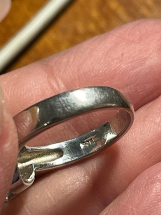 Anello Argento 925 Solitario Grande
