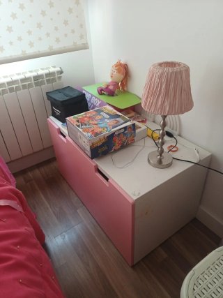 Armarios y baúl juguetes-Habitación Infantil Ikea