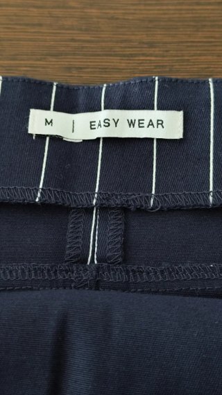 Peto azul rayas blancas Easy Wear. Mono.Nuevo