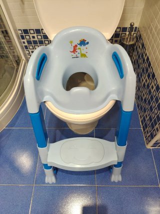 Asiento reductor WC infantil con escalera