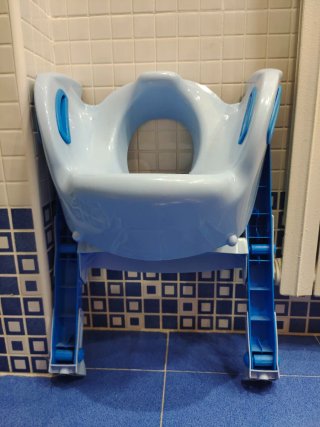 Asiento reductor WC infantil con escalera