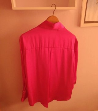 Camisa fucsia Zara