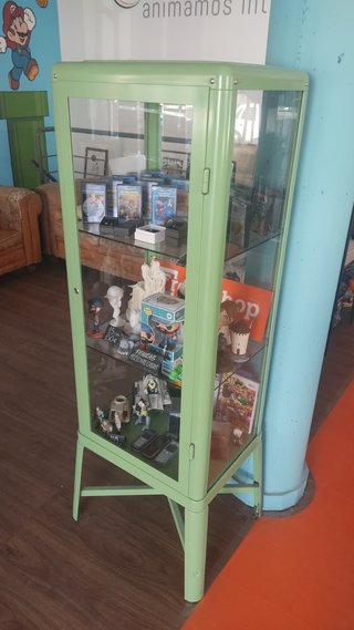 Vitrina IKEA FABRIKÖR Gris-Verde Claro