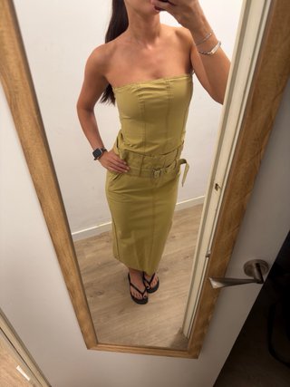 Vestido Zara Beige sin estrenar Talla xs