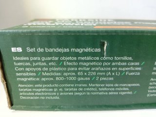 Lote Magnético Bandejas y Inspección PARKSIDE