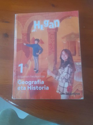 Geografia eta Historia. 1 bigarren hezkuntza. Hean