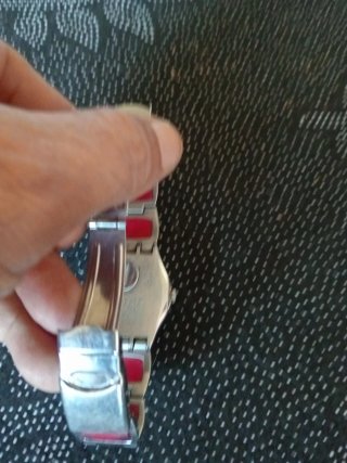 Orologio Swatch Rosso e Argento