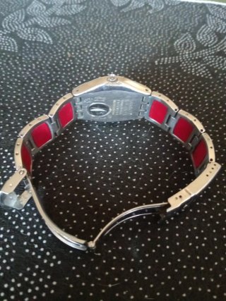 Orologio Swatch Rosso e Argento