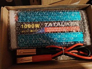 Inversor 1000W 12V/24V con pinzas