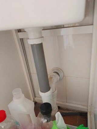 Pila de lavar con mueble aluminio blanco