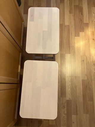 Taburetes de madera Ikea