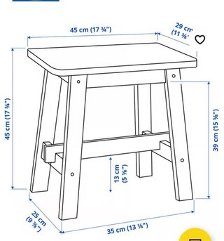 Taburetes de madera Ikea