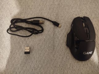 Ratón Gaming Negro USB/Inalámbrico