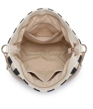 Borsa estiva Kassandra&Co righe bianche e nere