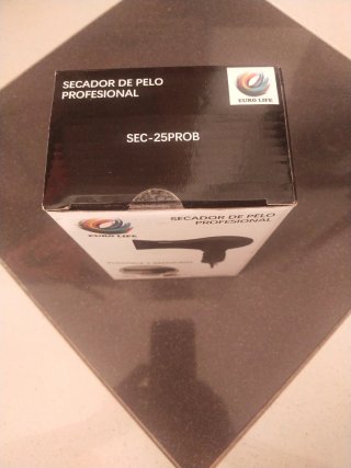 Secador de pelo EURO LIFE plegable y pequeño