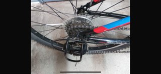 Bicicleta Trek Negra y Azul