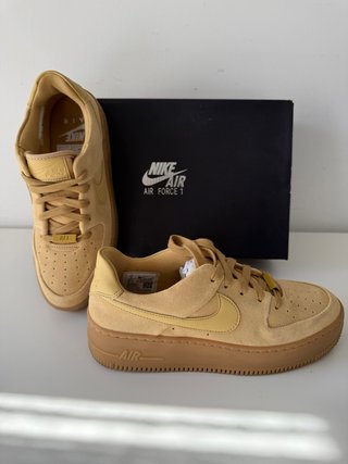 Nike Air Force 1 Flax Nuevas Caja Original