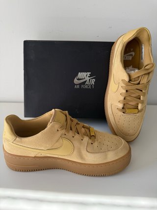Nike Air Force 1 Flax Nuevas Caja Original