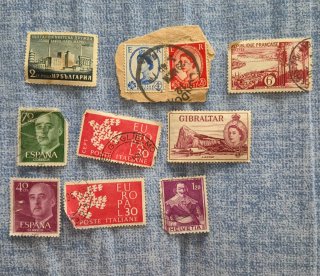 Lotto francobolli Europa '900