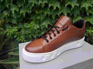 Scarpe uomo sportive marroni pelle 41 affare