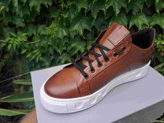 Scarpe uomo sportive marroni pelle 41 affare