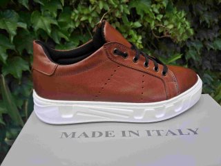 Scarpe uomo sportive marroni pelle 41 affare