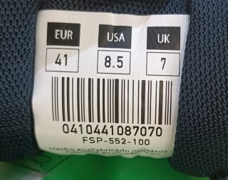 Zapatillas Fila Blancas y negras