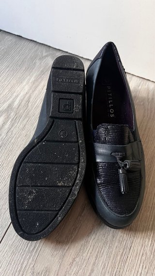 Zapatos Pitillos Mujer Negro/Gris