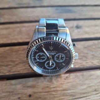 Reloj Maserati Hombre Negro/Plata