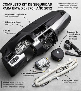 Kit Airbags BMW X5 E70 (2012)