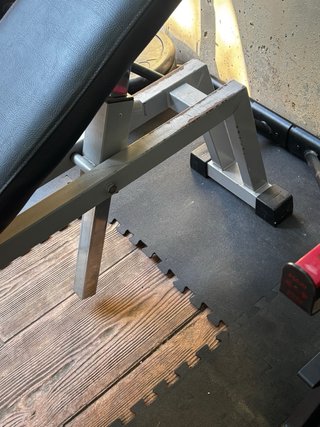 Banco de musculación profesional reclinable