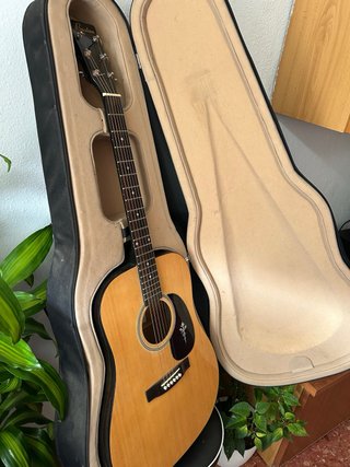 Guitarra Acústica Boston con funda rígida