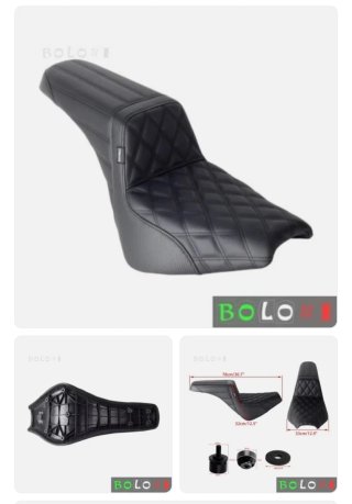 Asiento Harley Davidson softail springer Negro