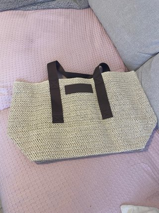 Bolso de rafia Adolfo Dominguez