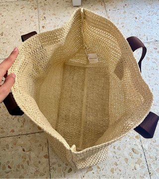 Bolso de rafia Adolfo Dominguez