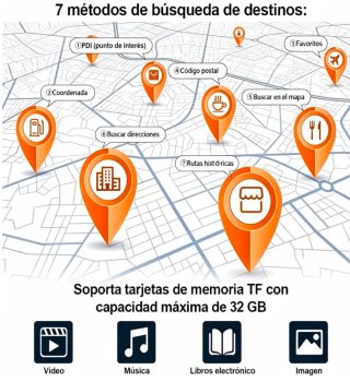 Navegador GPS Awesafe 9 pulgadas