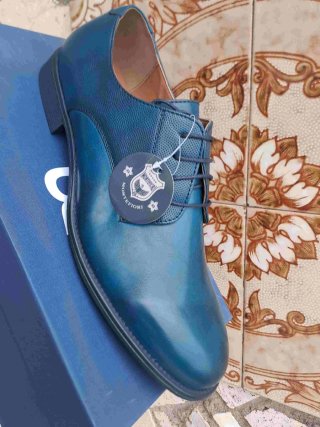 Scarpe eleganti uomo MONTEFIORI blu