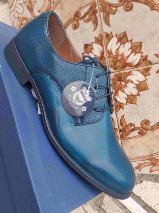 Scarpe eleganti uomo MONTEFIORI blu