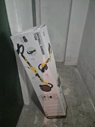 Lijadora telescopica para pared 710W Powerplus
