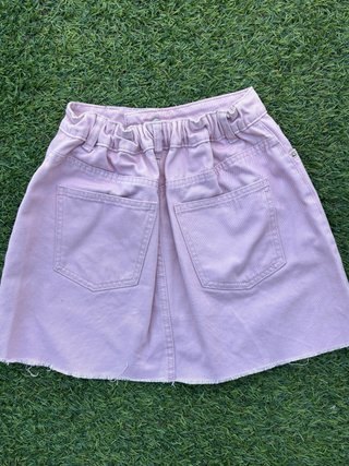 Falda vaquera rosa Zara