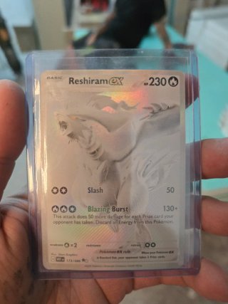 Reshiram EX Carta Pokémon Idioma inglés