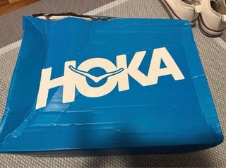 Zapatillas Hoka Clifton 9 Azul/Naranja T44 Nuevas