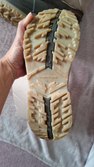 Botas de nieve Quechua niño/a beige/gris
