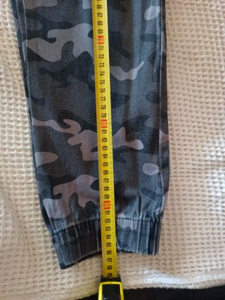 Pantalones Camuflaje Negro y Gris