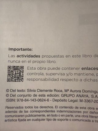 Biología y geología, 3 ESO, Operación mundo
