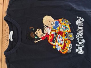 Camiseta Dolce & Gabbana niño 4 años