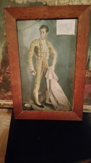 Retrato antiguo torero