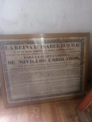 Retrato antiguo torero